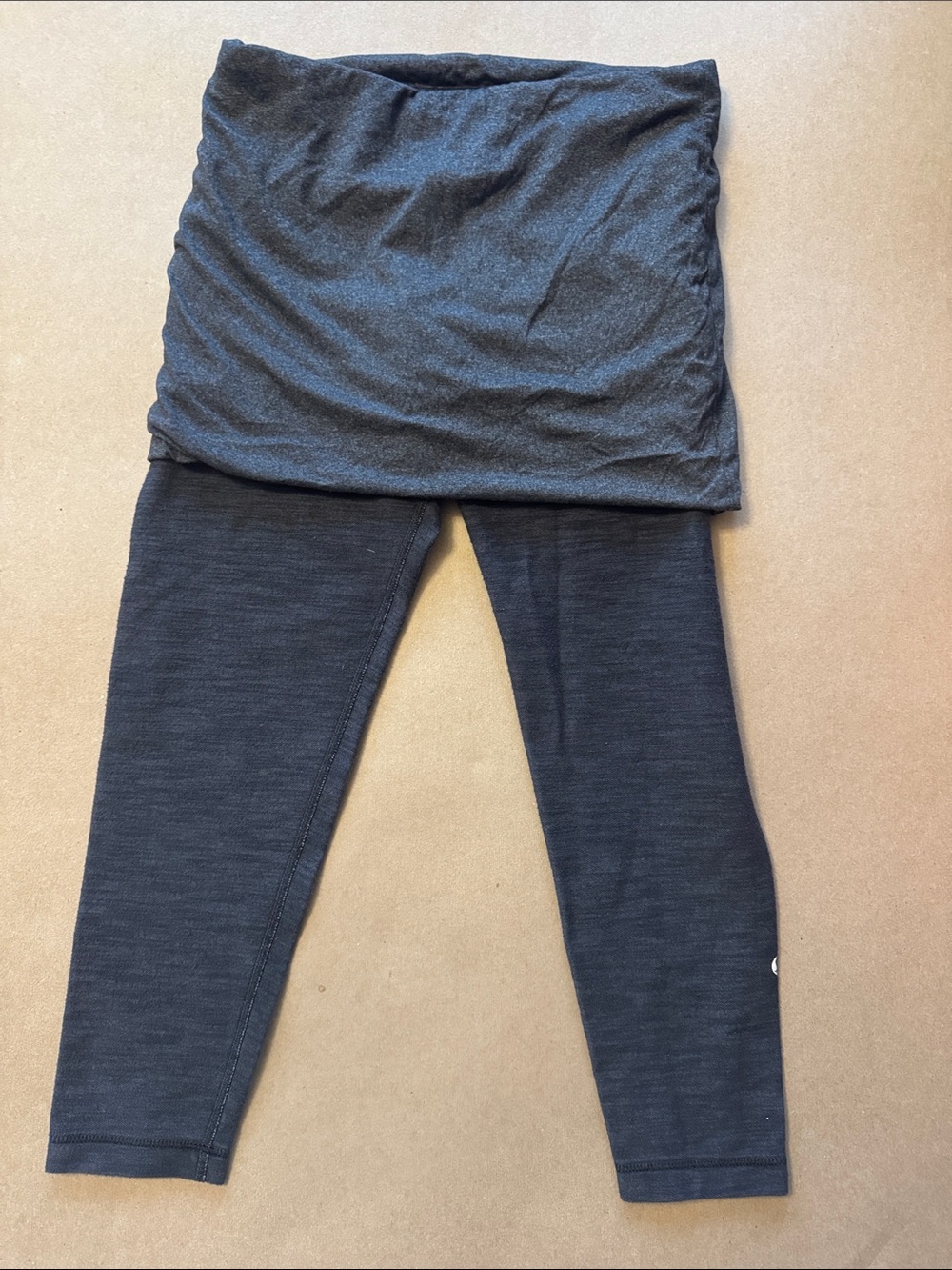Lululemon athletica Black Skirted Leggings — Comfortable Everyday Stretch